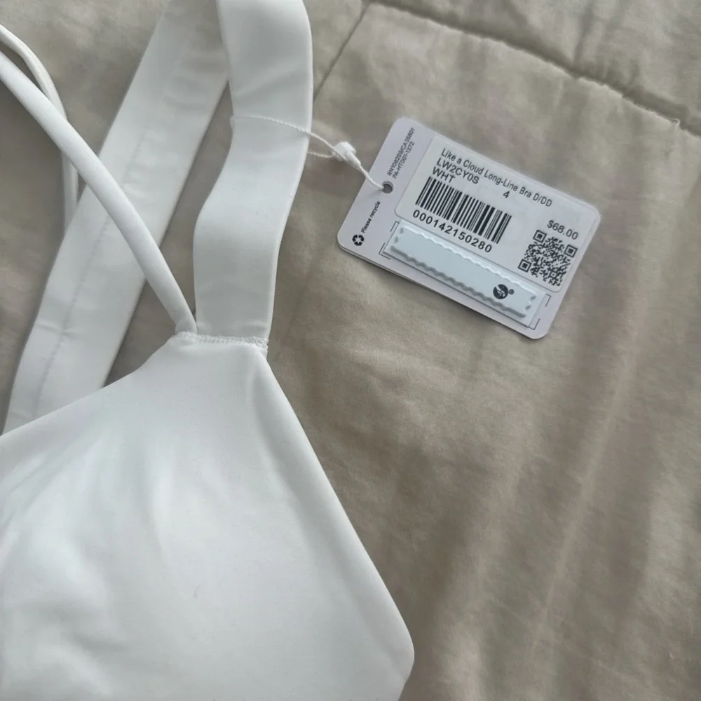 Lululemon Athletica White Sports Bra - Picture 5 of 5